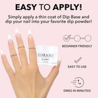 Kiara Sky 2 ounces nail dipping powder container label close up