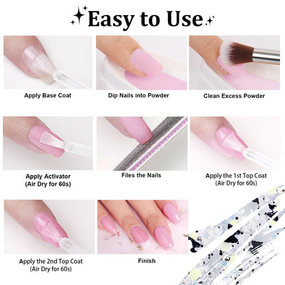 Authentic USA-imported nail dip powder for professional salon results