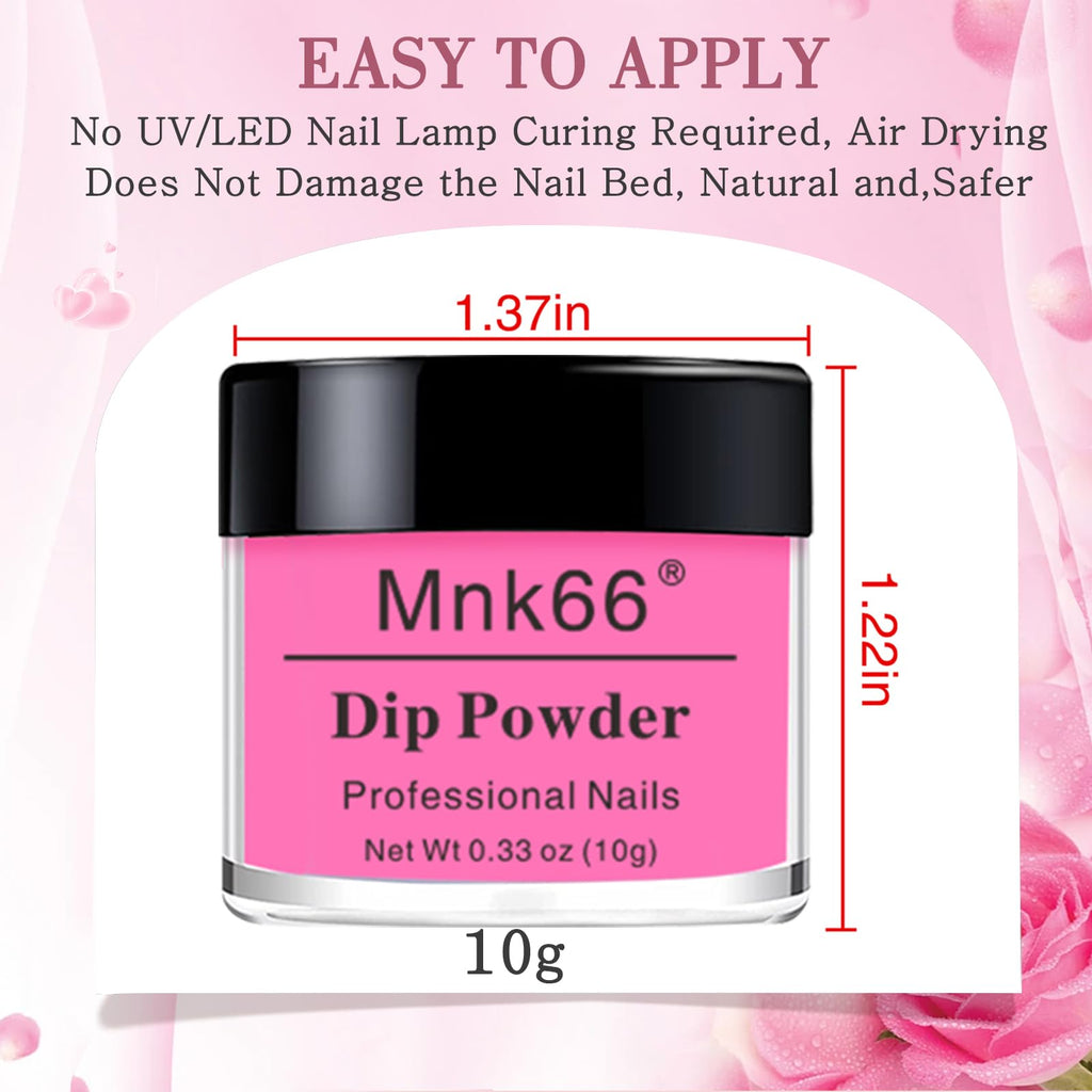 Lifestyle presentation of finished pink glitter dip powder nails