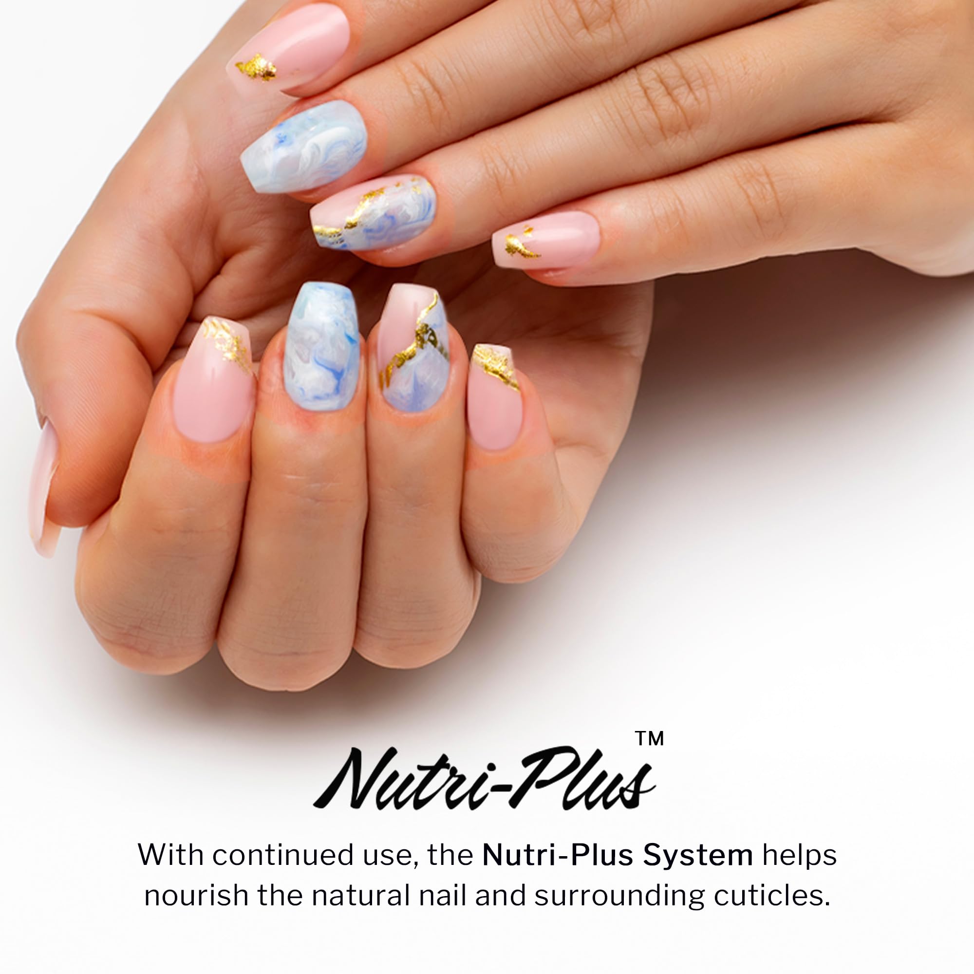 SNS dipping powder manicure application process