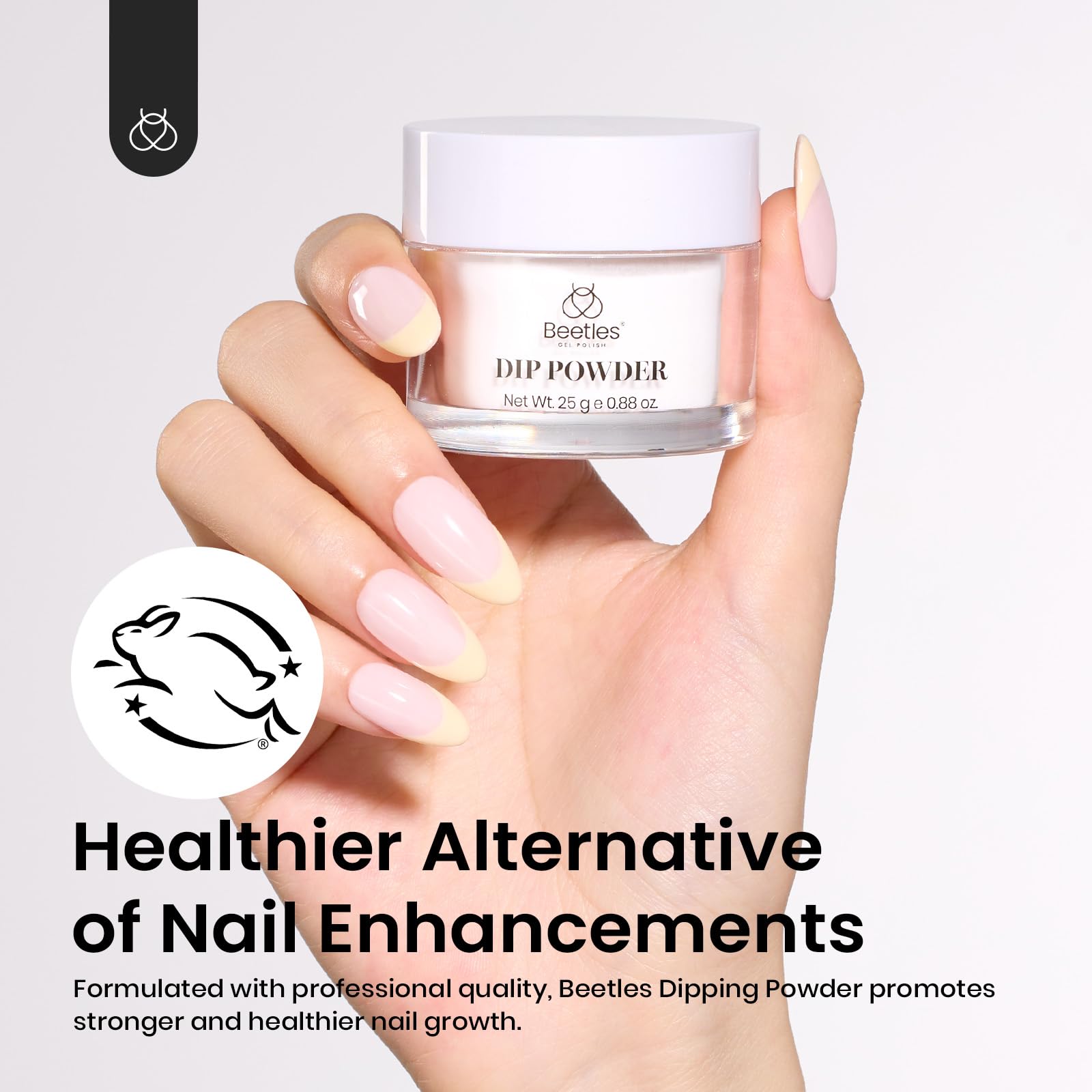 Beetles clear nail dipping powder for DIY home salon