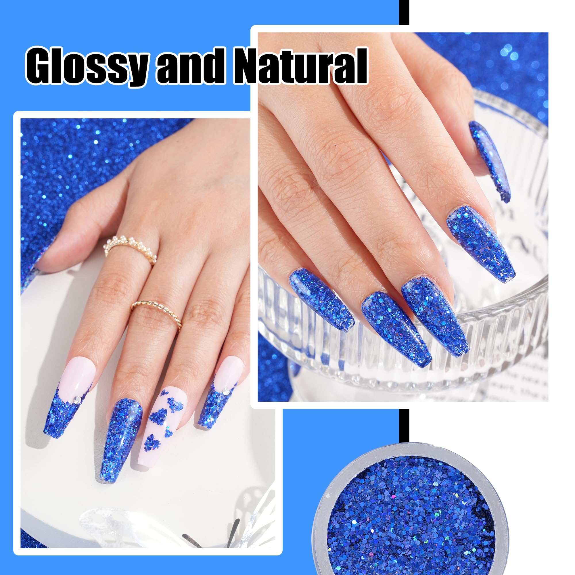 Eodci 1 ounce nail powder packaging for home manicure