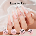 Azurebeauty nail powder texture close up