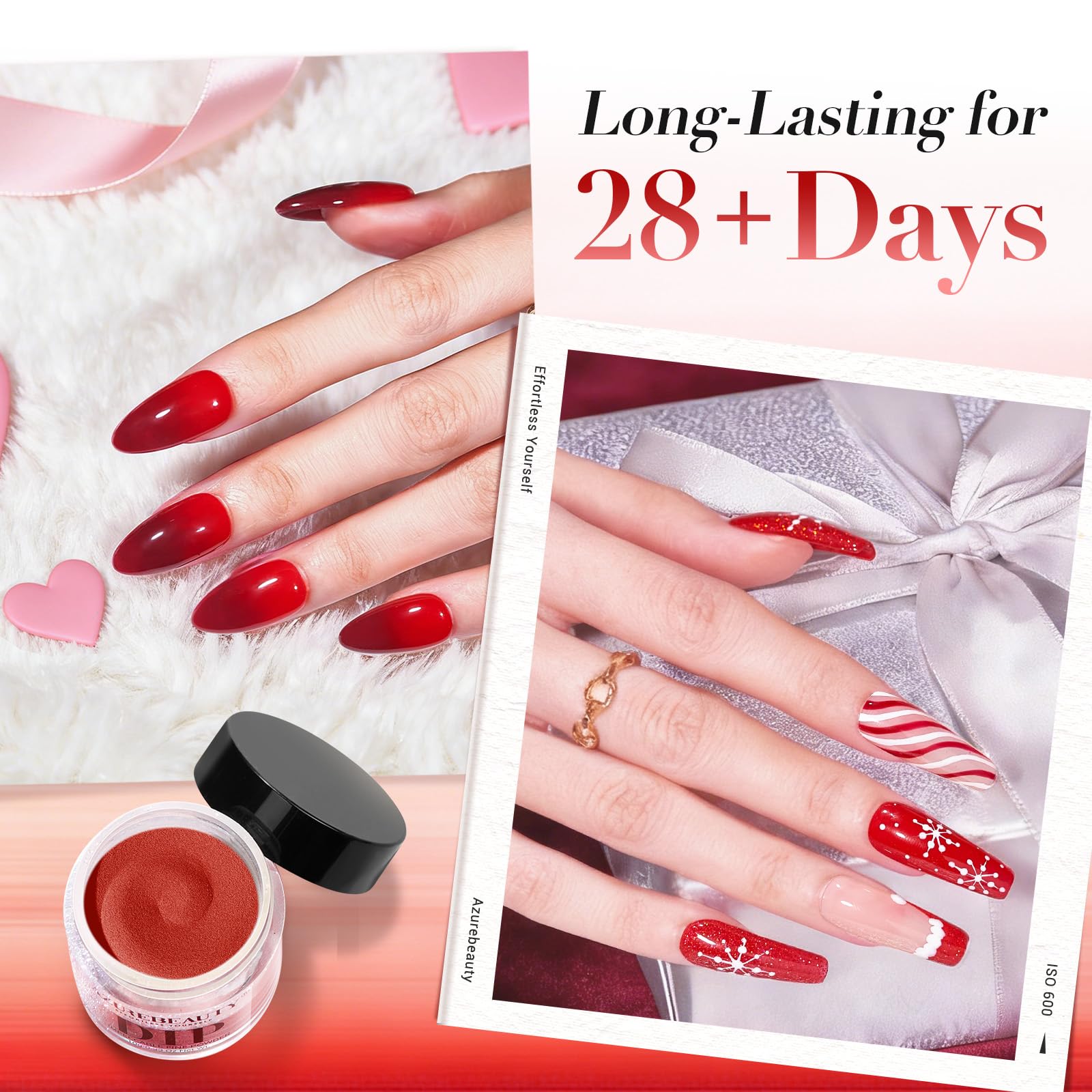 Azurebeauty nail dip powder starter kit packaging