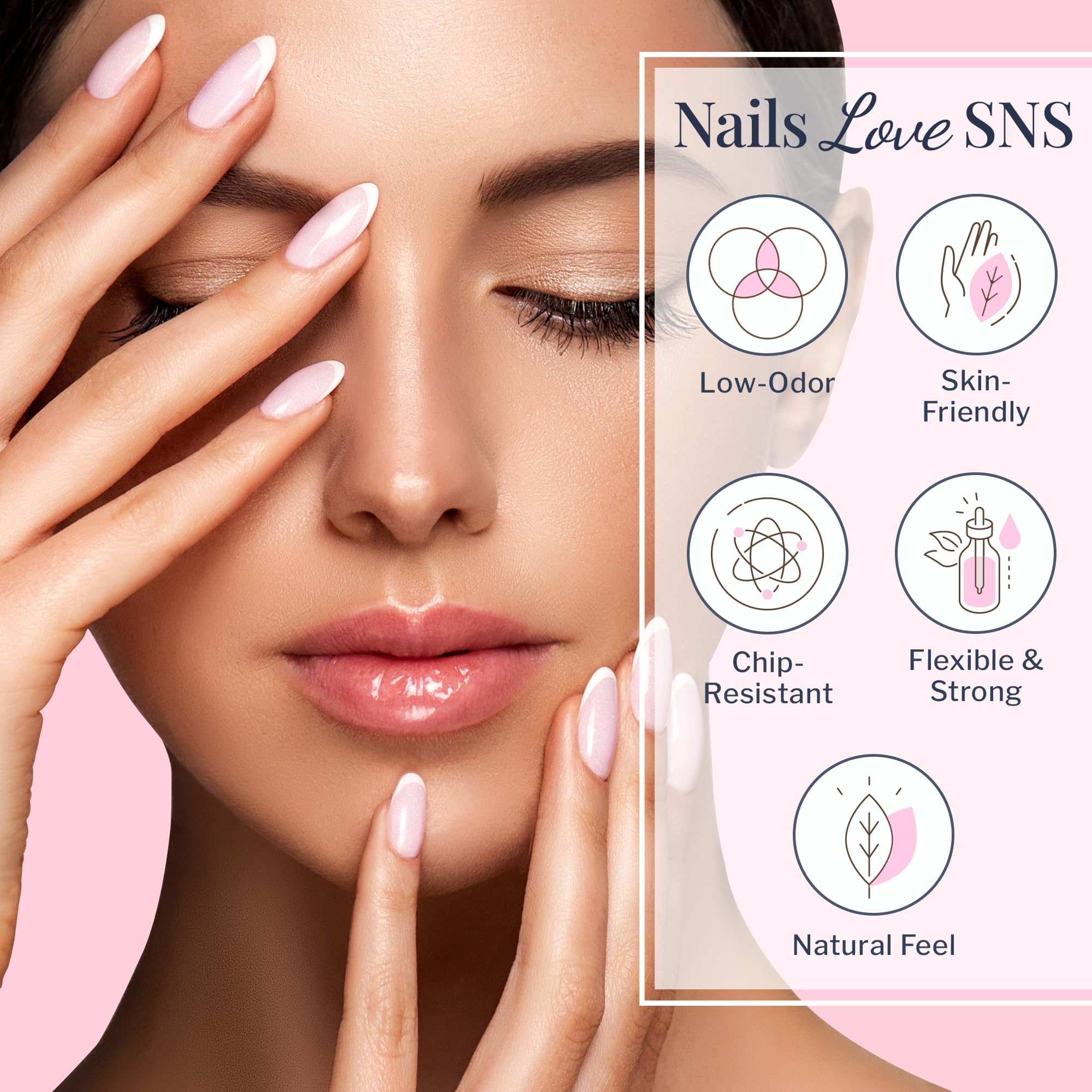 SNS dipping powder jar packaging details