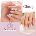 Close up of light pink acrylic dip powder pigment
