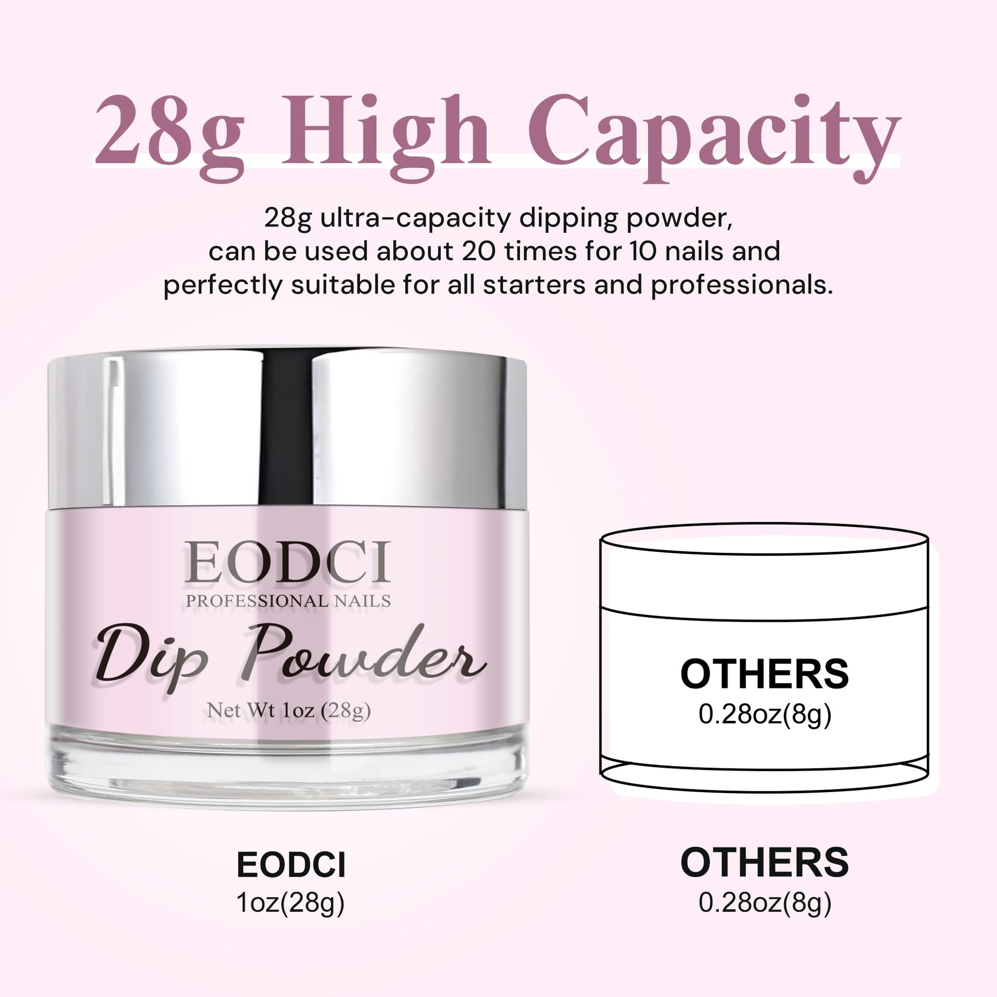 Authentic USA imported pink dip powder for DIY nails