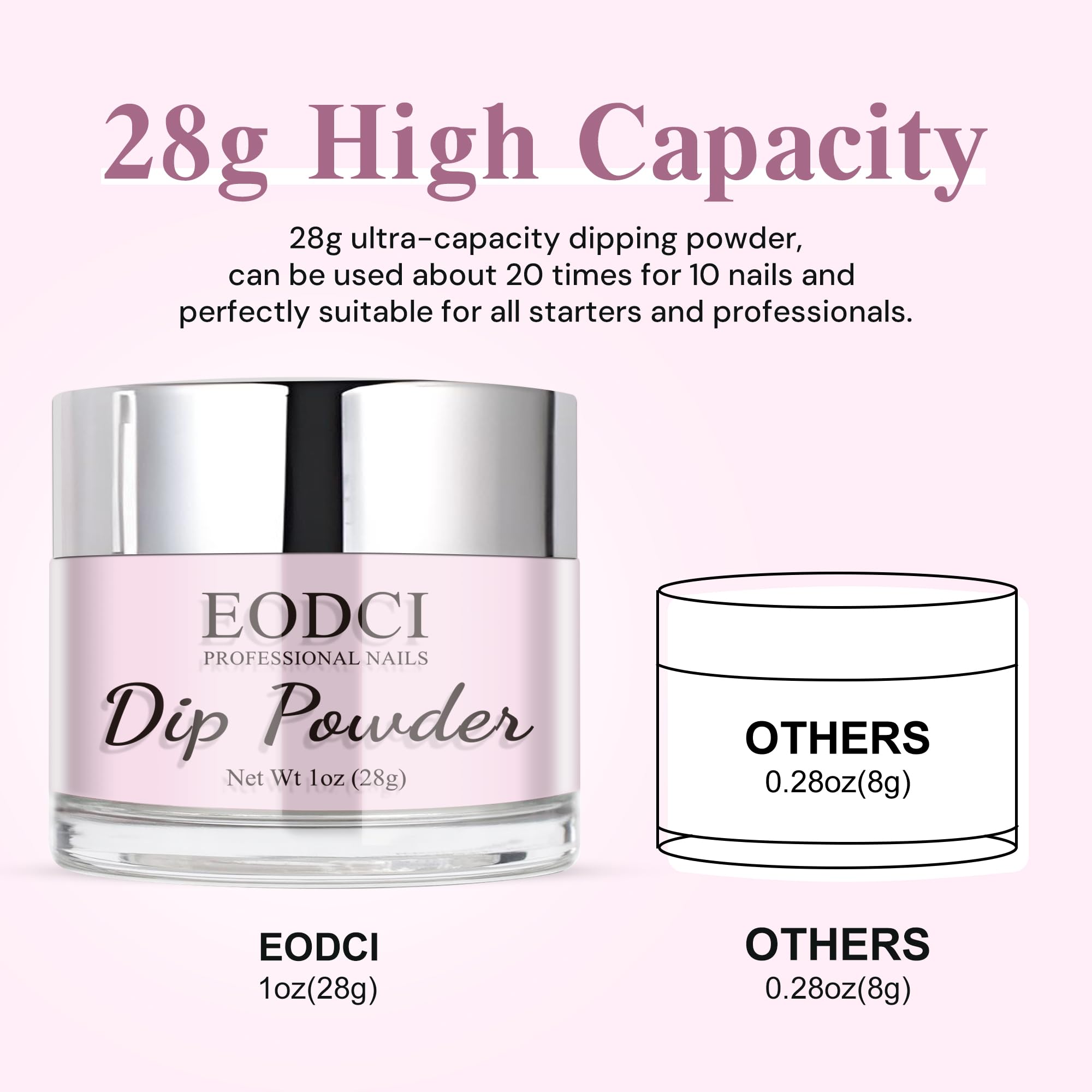 Authentic USA imported pink dip powder for DIY nails