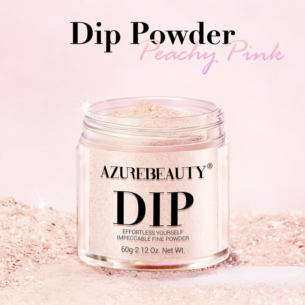 Azurebeauty long lasting nail dipping powder full set display