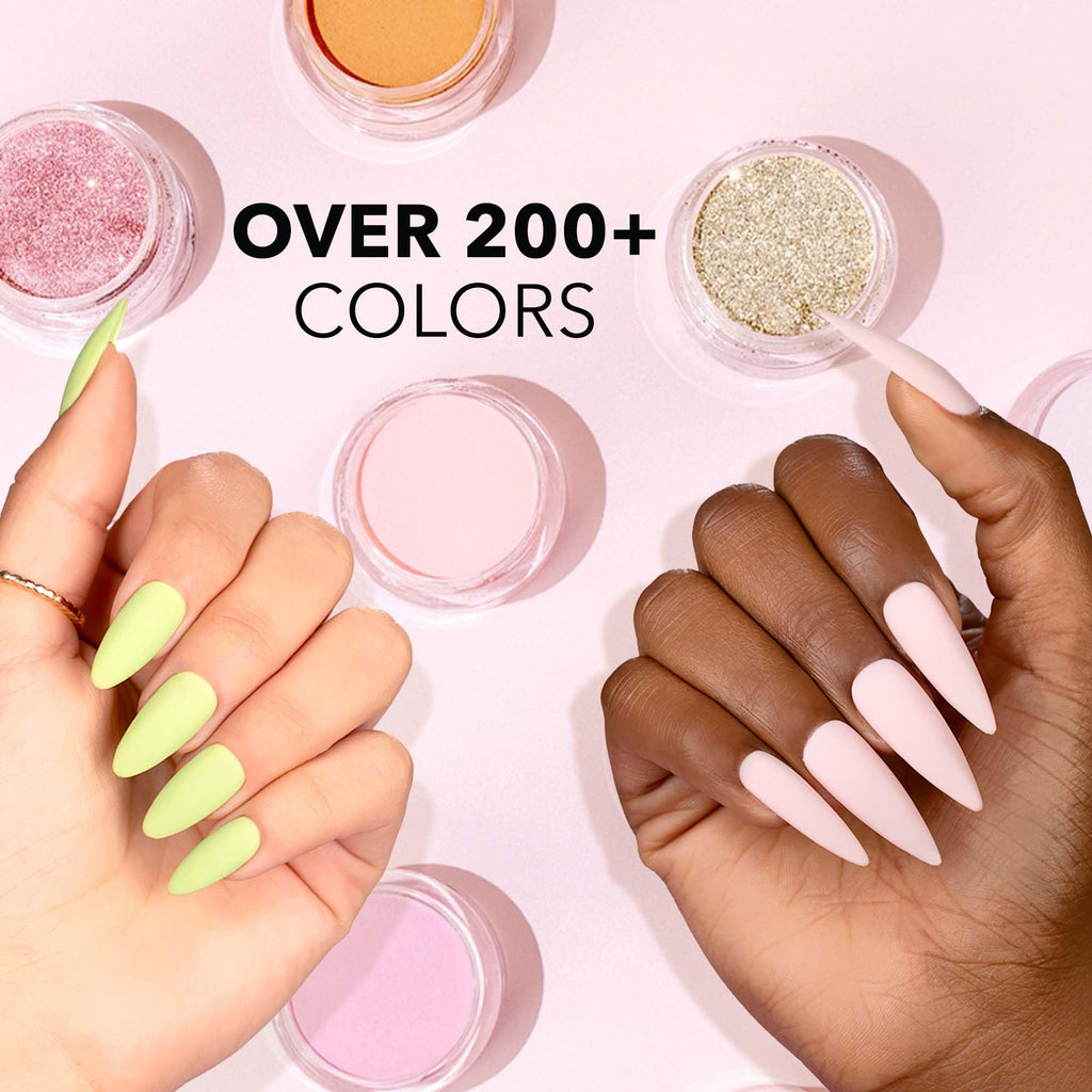 Kiara Sky salon grade manicure powder jar display