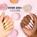 Kiara Sky salon grade manicure powder jar display