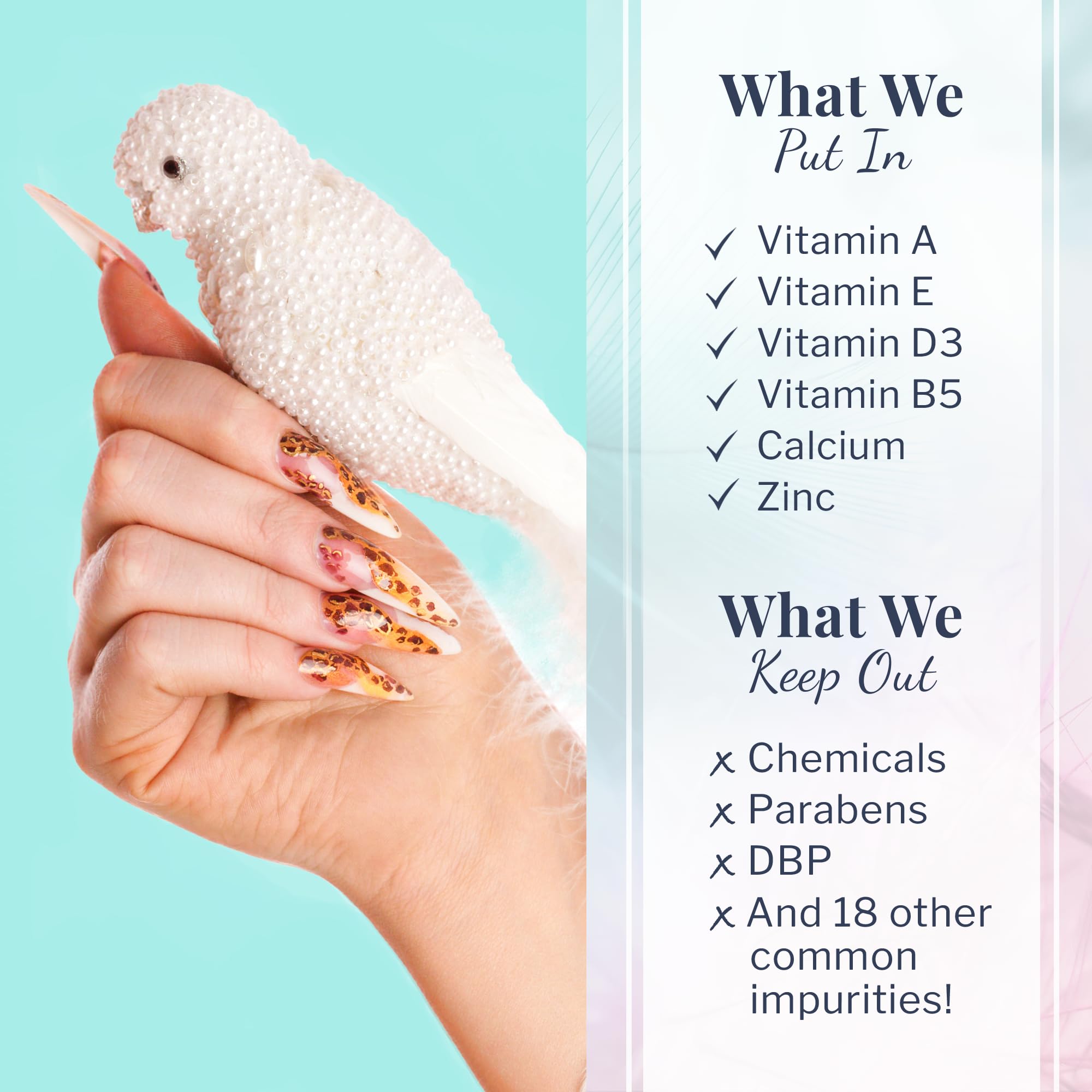 Professional manicure results with SNS dipping system