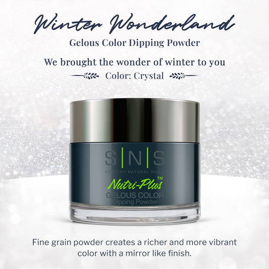 SNS WW07 Crystal dipping powder jar label details