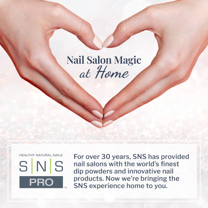 Professional nail application using SNS dipping powder system