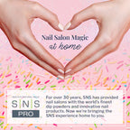 Authentic USA sourced SNS nail dip powder packaging layout