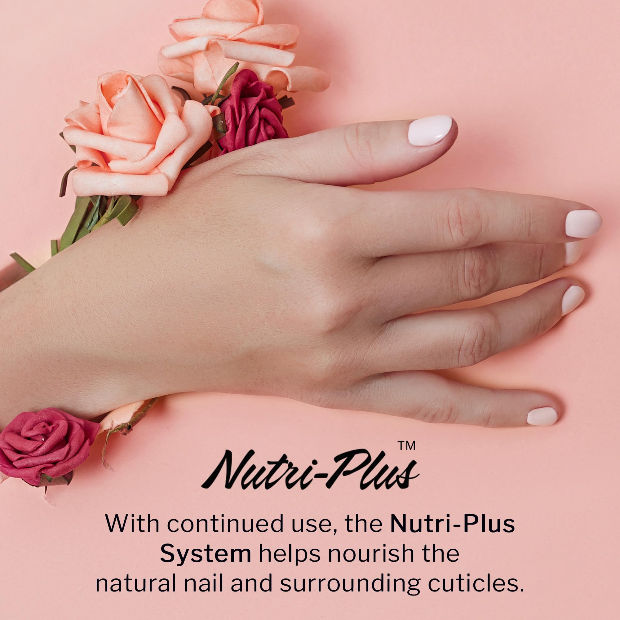 Close up of SNS Gelous Color dipping powder texture