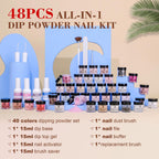 Saviland nail kit components arranged for home manicure