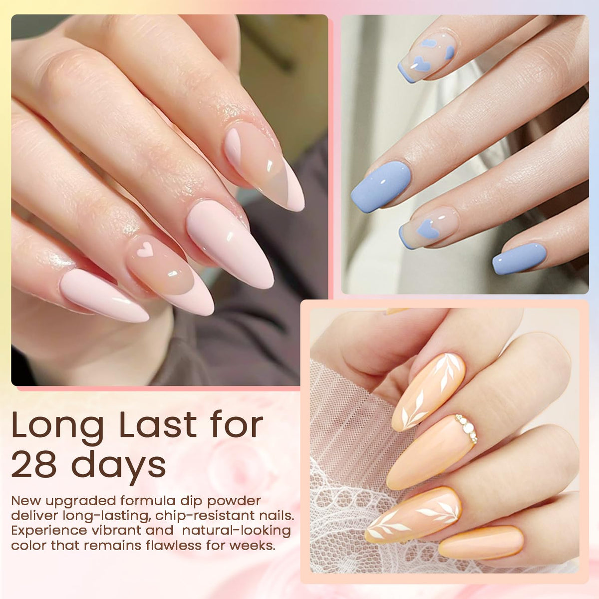 Glossy finished manicure using Lavender Violets set