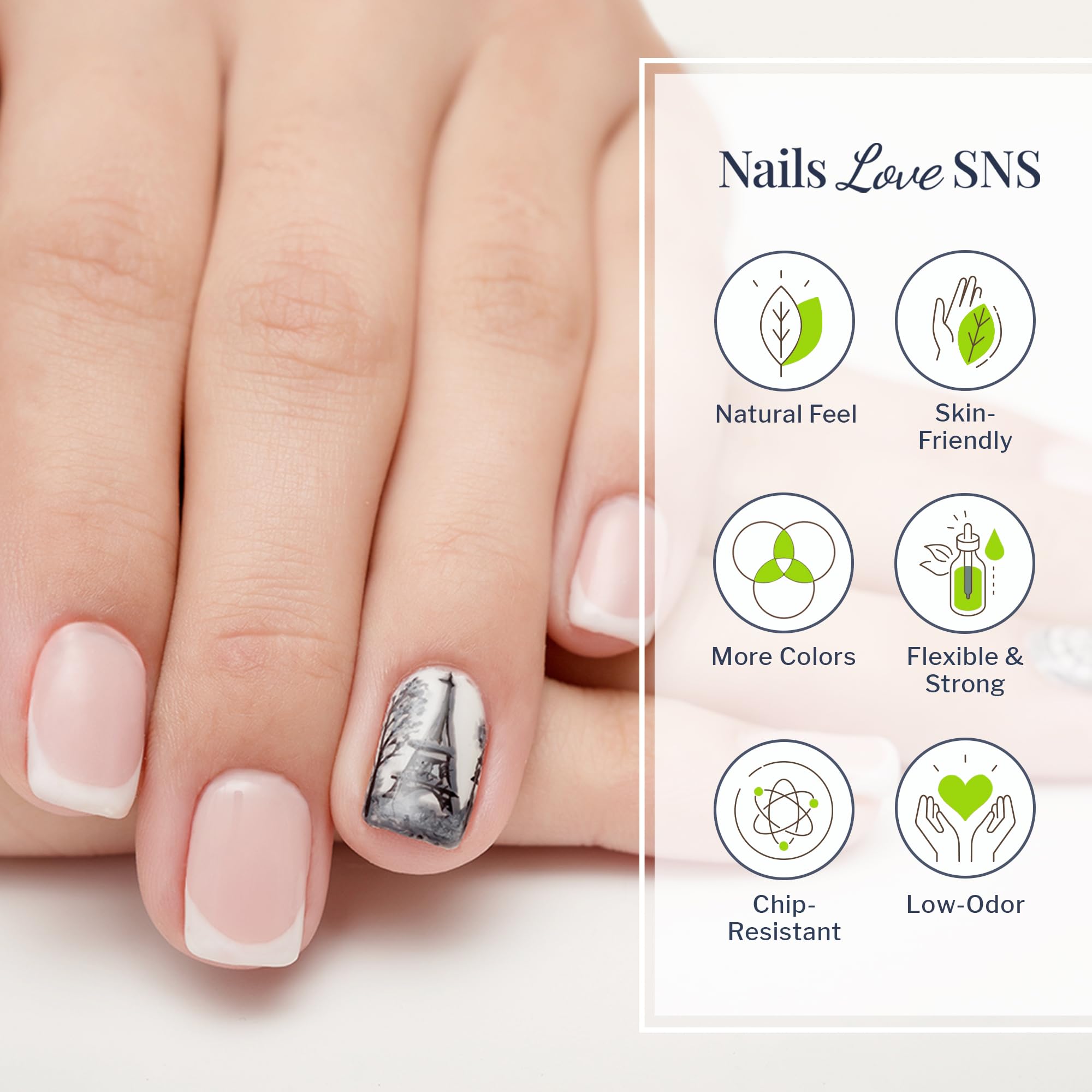 SNS Nail Dip Powder Ooh La La Summer brand packaging