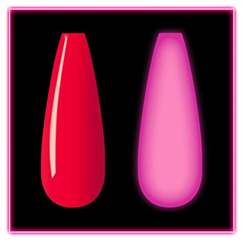 Kiara Sky Red Hot Glo professional nail dipping powder packaging