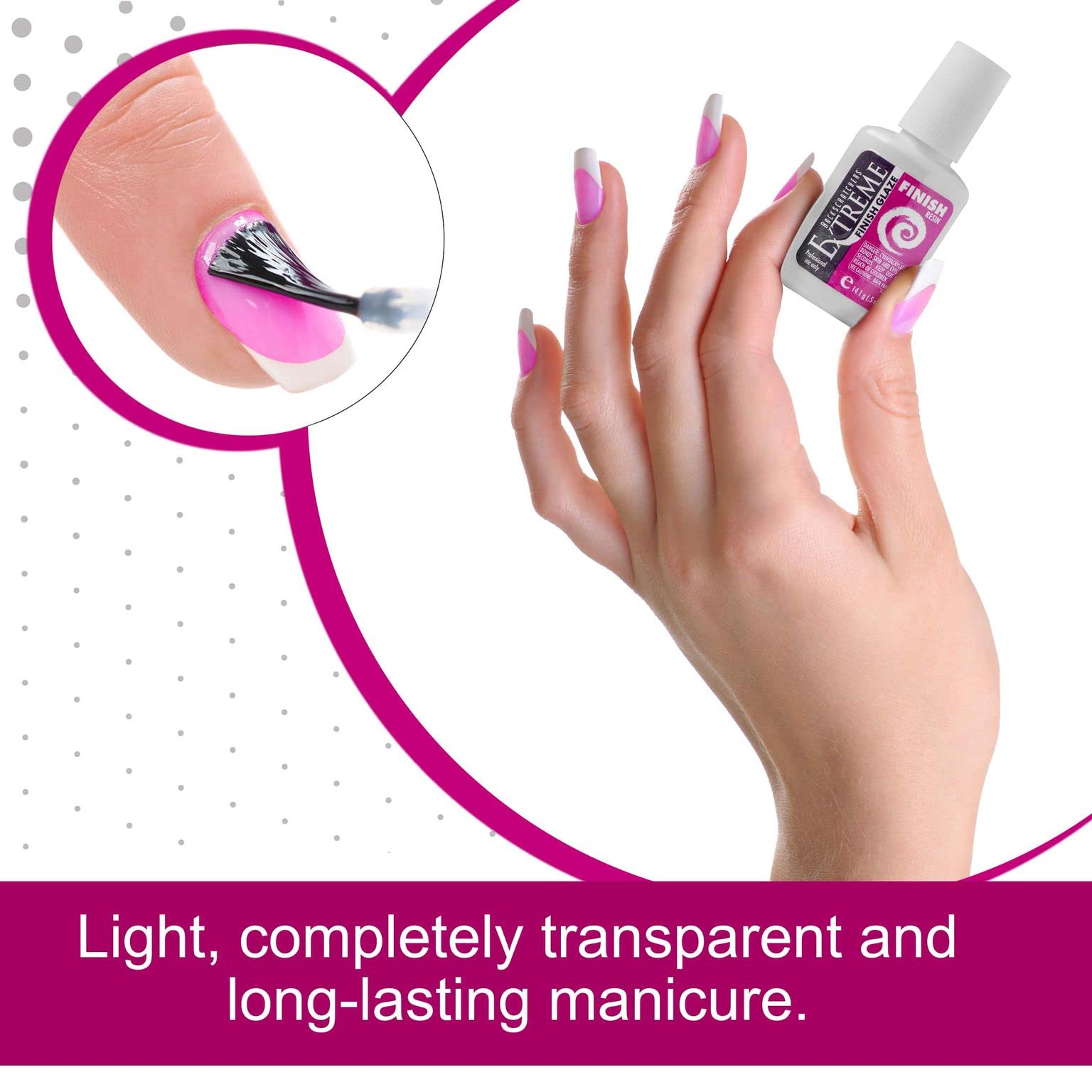 Backscratchers quick dry nail resin for acrylic dip manicure