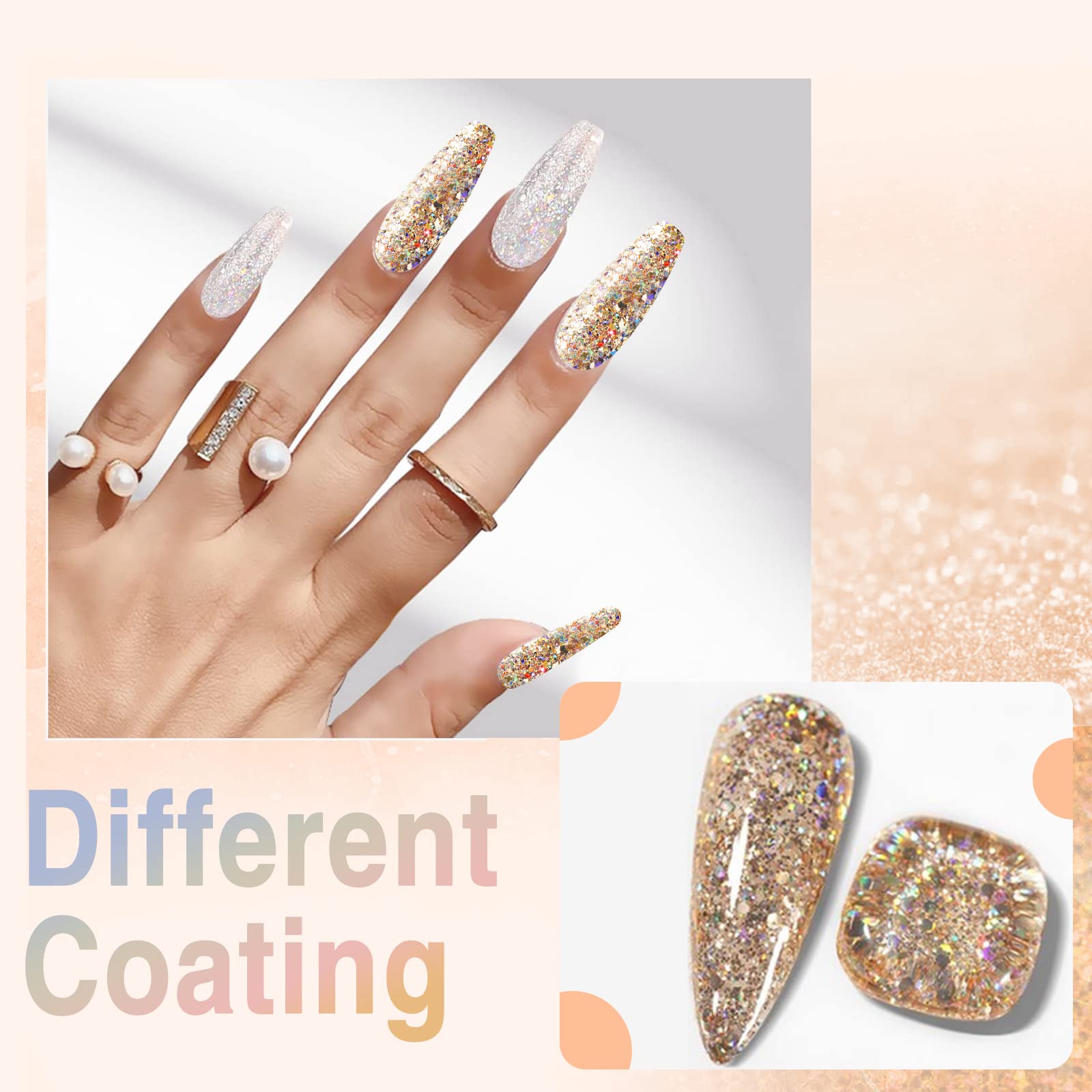 Top view of Honey Joy nail dipping powder packaging