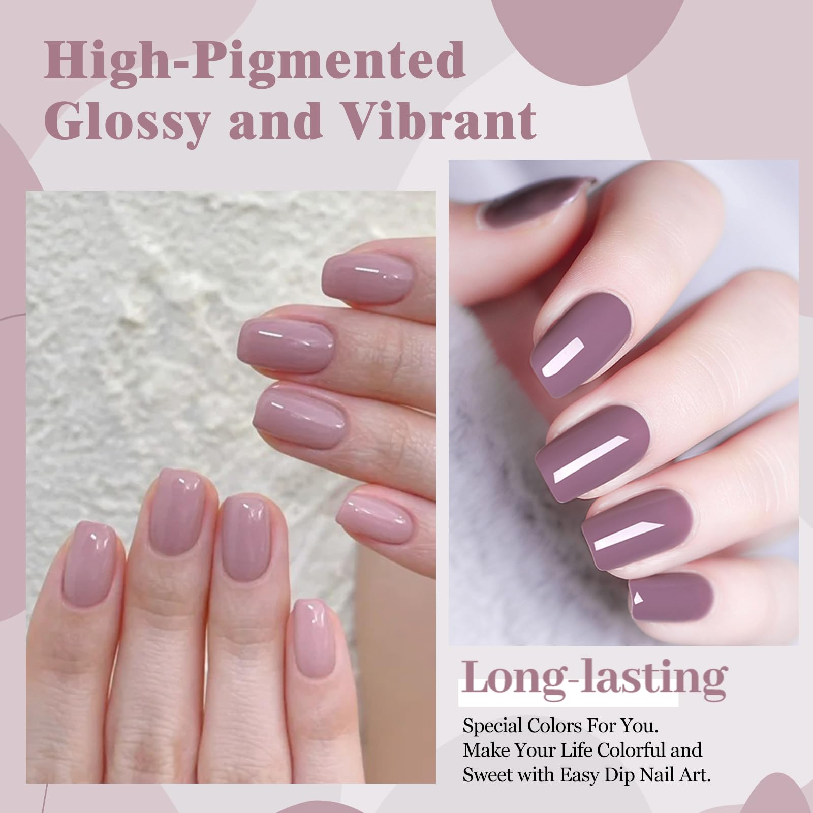 Professional nail salon tools featuring MTSSII dip powder kit