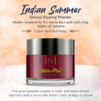SNS Indian Summer Collection IS10 Red Red Wine jar top view