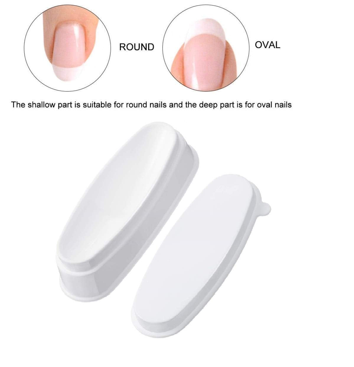 Side profile of Armear manicure mould for French tips