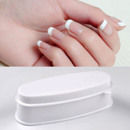 White ABS plastic Armear nail dip container packaging