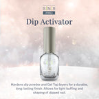 SNS Dip Activator liquid bottle product packaging