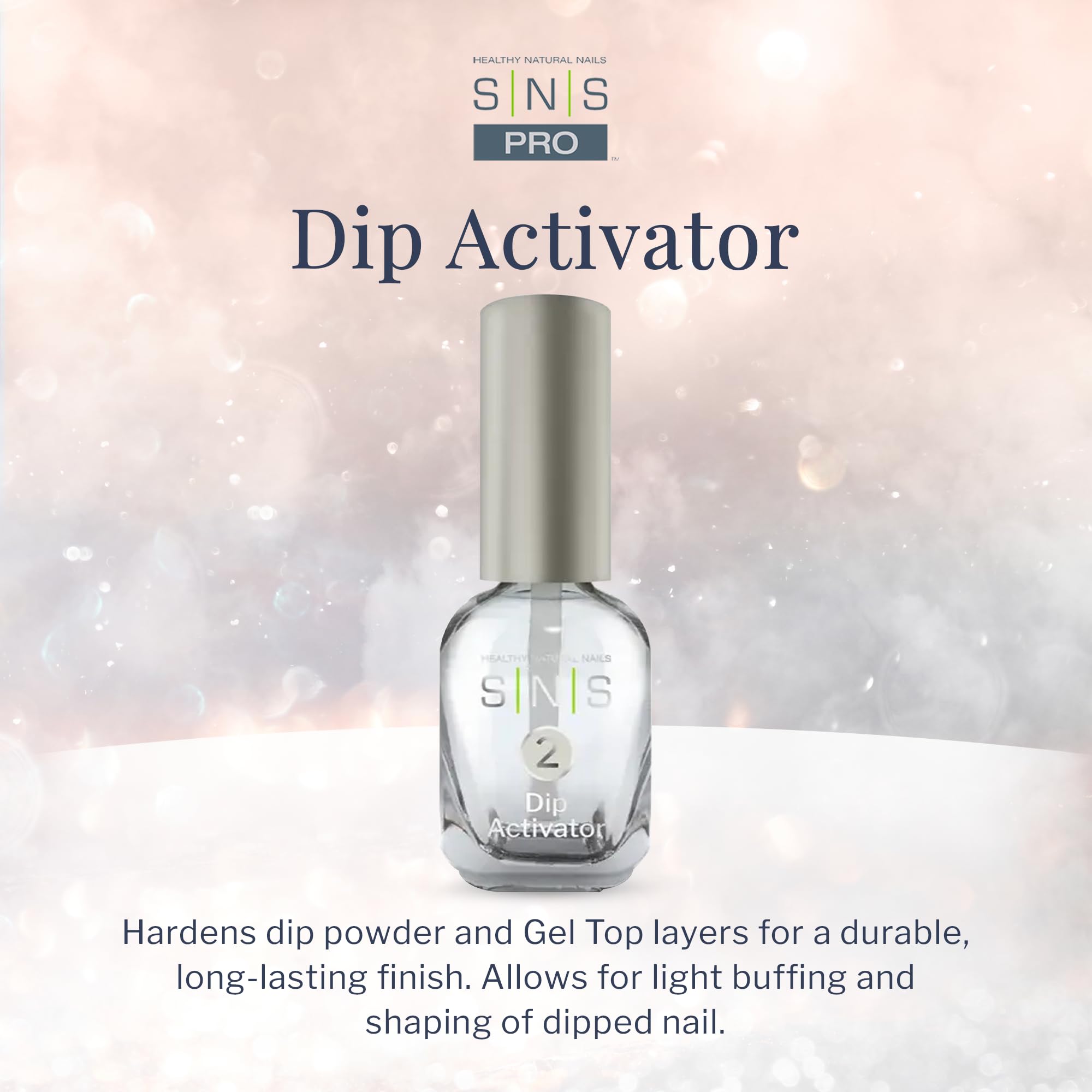 Authentic USA imported SNS dip powder activator liquid fluid bottle for professional manicure hardening