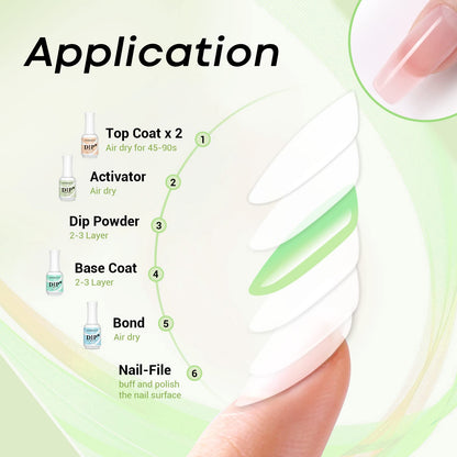 Back label view showing clear ingredients and usage directions for nail activator