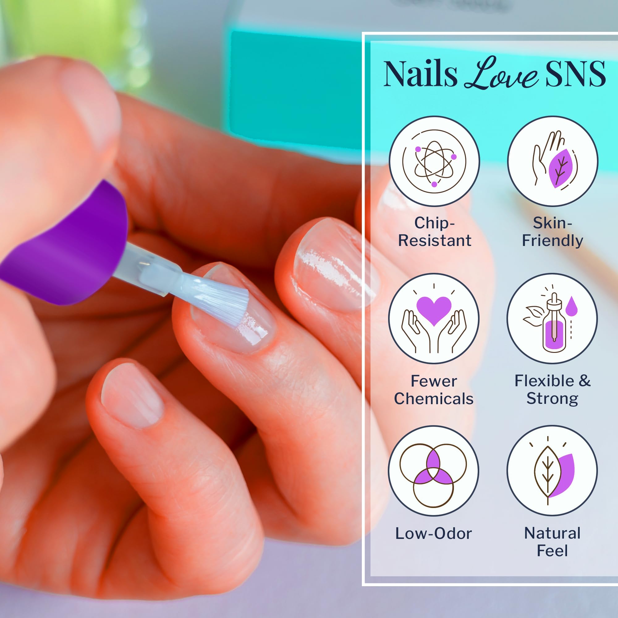 Fast drying nail strengthener gel base coat half ounce bottle size packaging