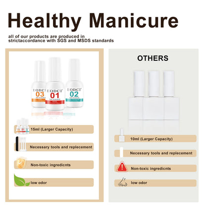 Authentic USA imported professional home manicure dip powder liquid bundle