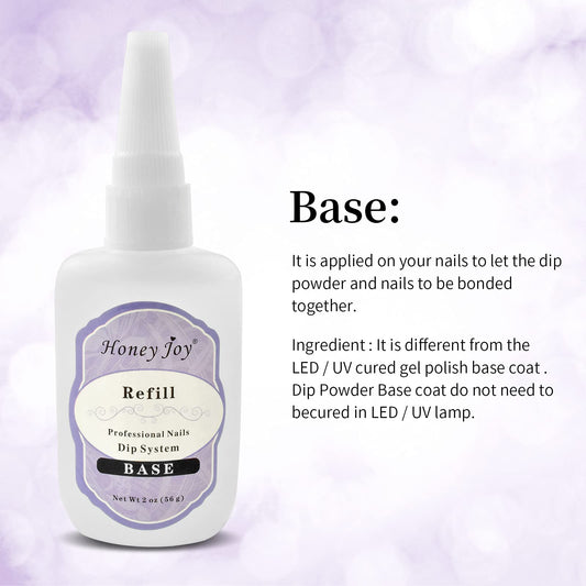 Honey Joy sealer dry activator refill bottle for lamp-free dip nail curing