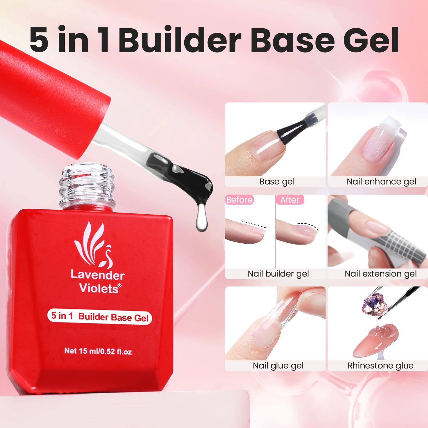 Lavender Violets acid-free nail primer for gel polish