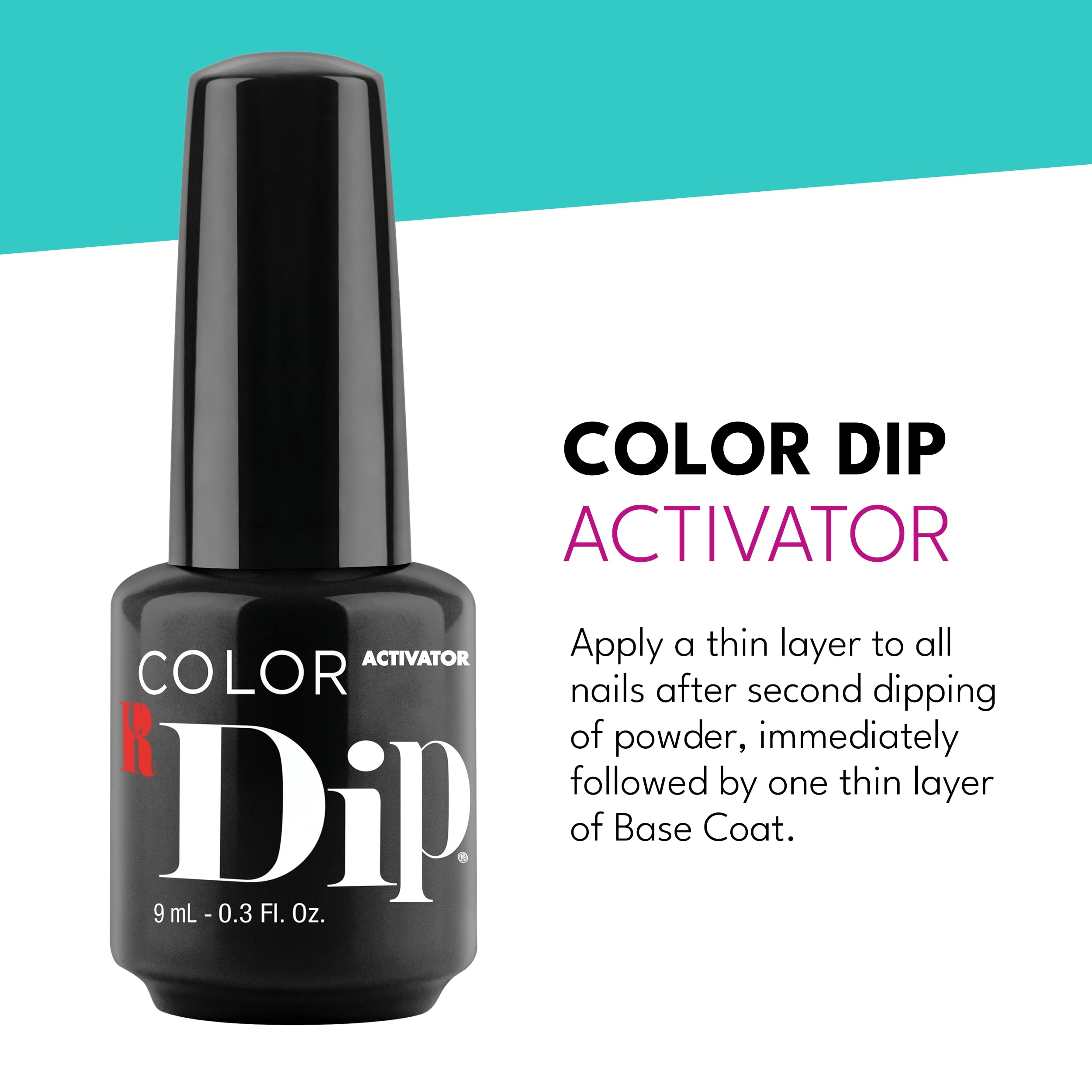 Red Carpet Manicure professional at home dipping system activator product packaging