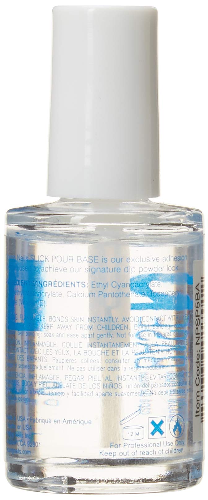 Young Nails Slickpour Step Two adhesive resin fifteen milliliters bottle for salon quality manicures