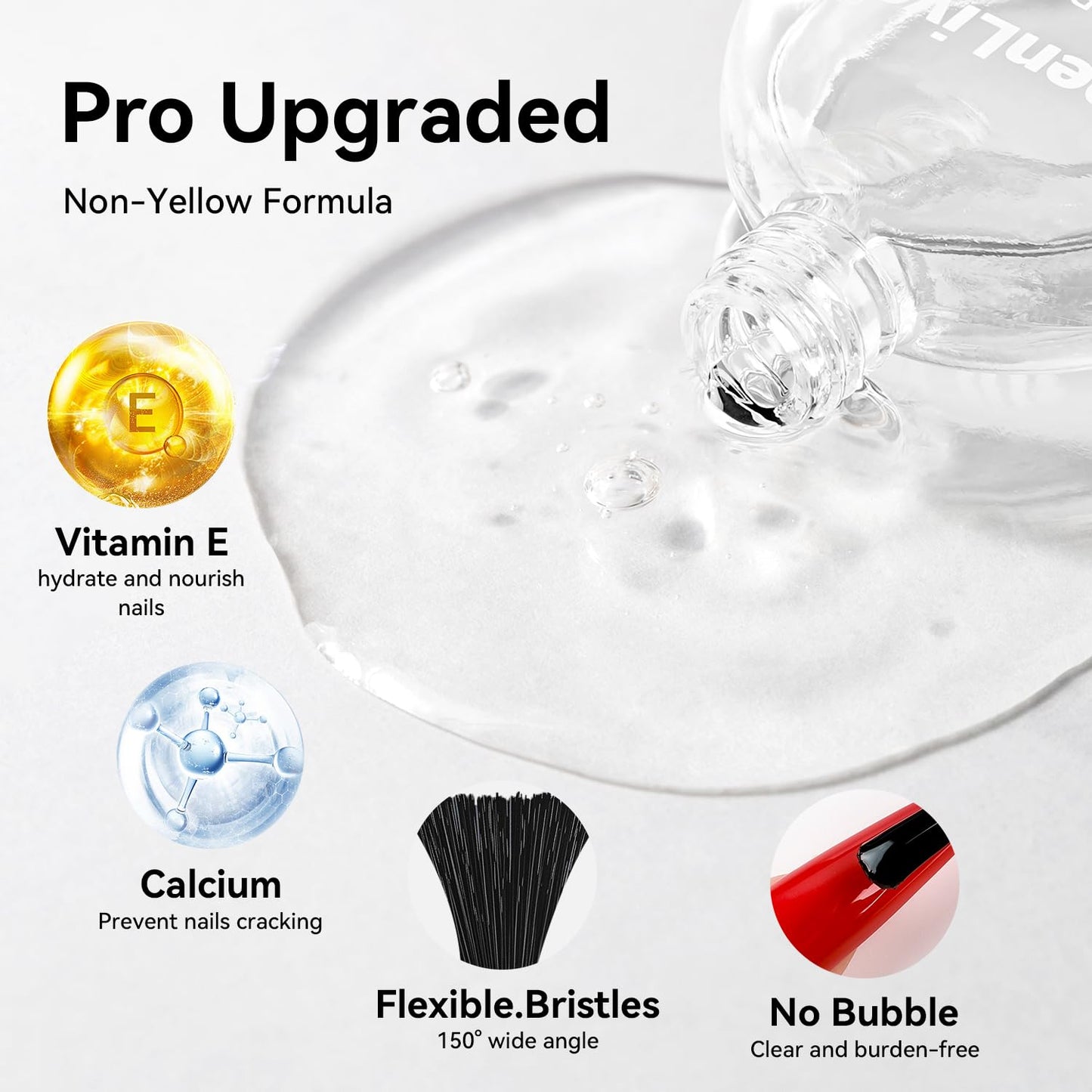 Full set of Cre8tion nail liquids and accessories