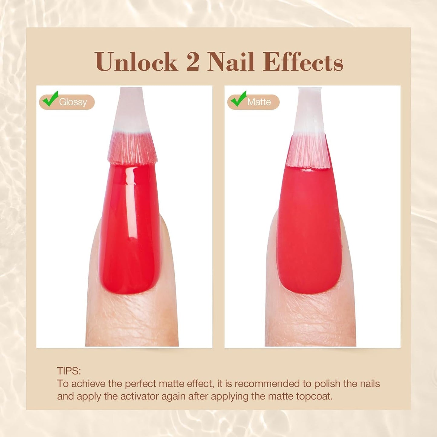 No lamp needed fast drying matte top coat for dip nails