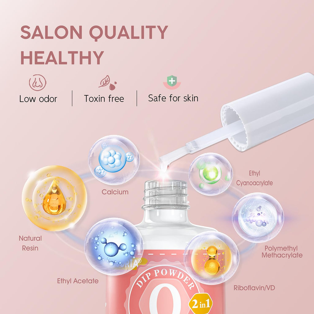 Side profile of 0.50 fluid ounce dip liquid bottles