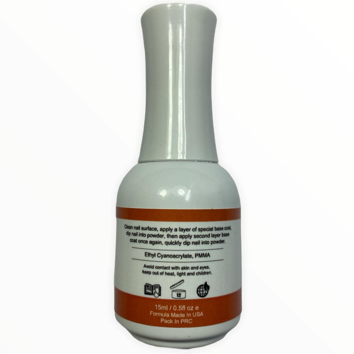 Premium chip resistant dip powder base coat for long lasting DIY nail art.