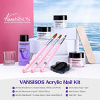 Vansisos professional acrylic nail liquid monomer bottle close up