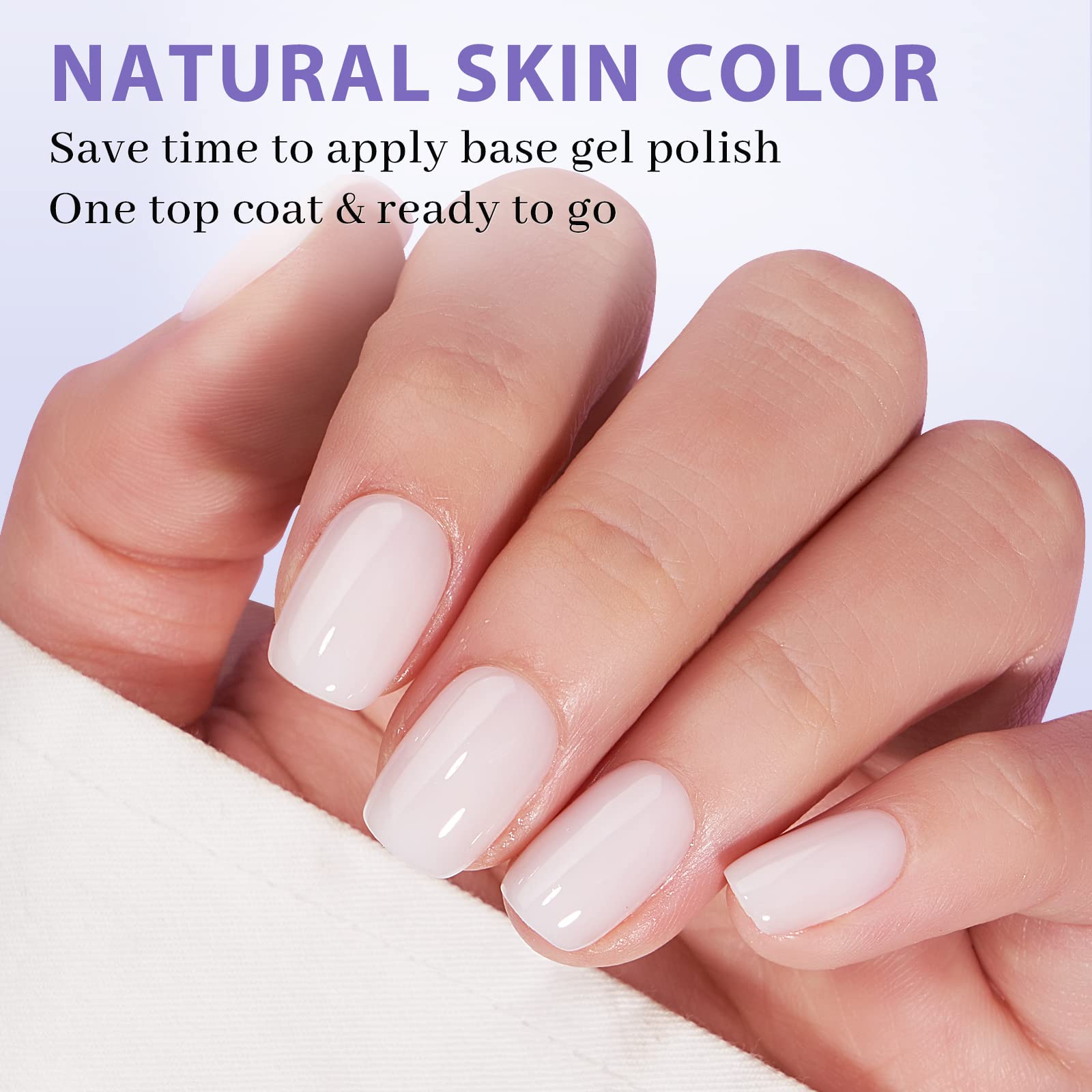 BTArtboxnails milky white soft gel nail tips in packaging