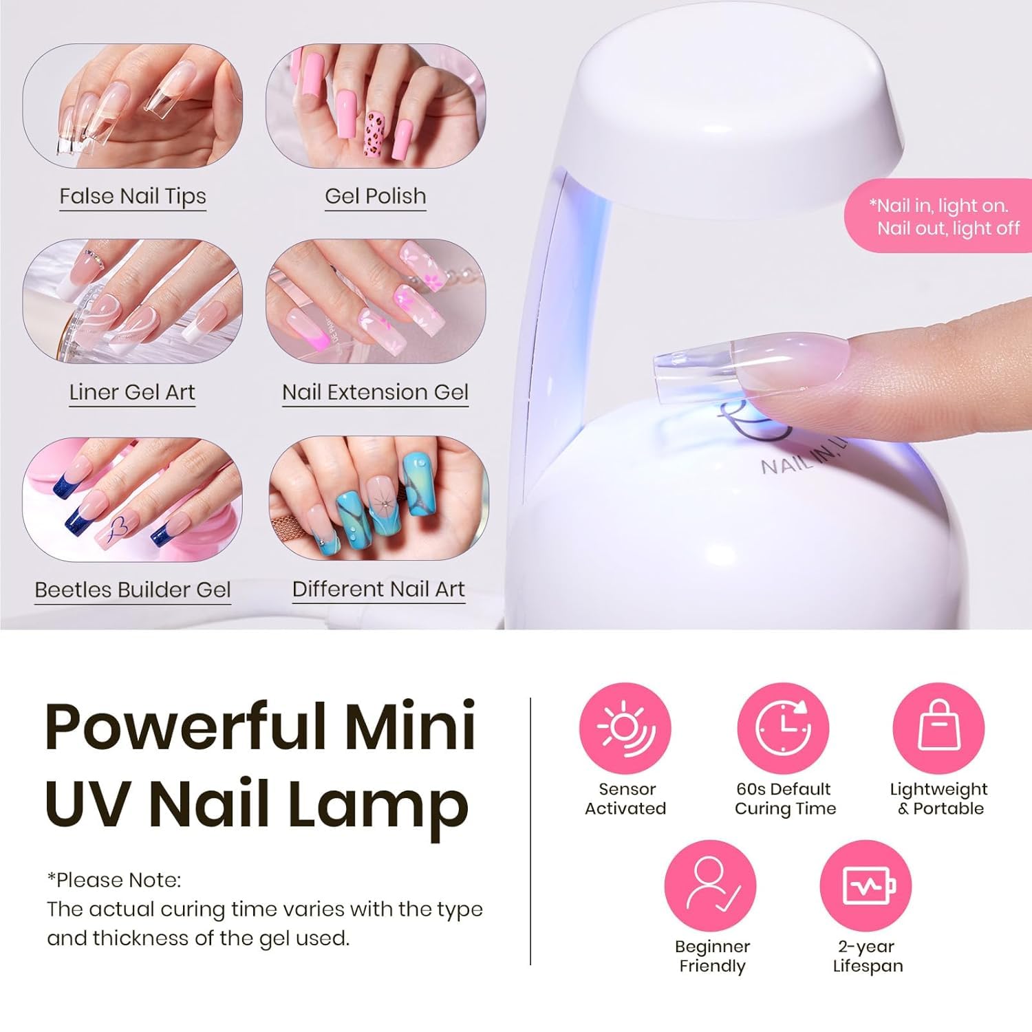 Beetles Tipex solid UV nail glue tube