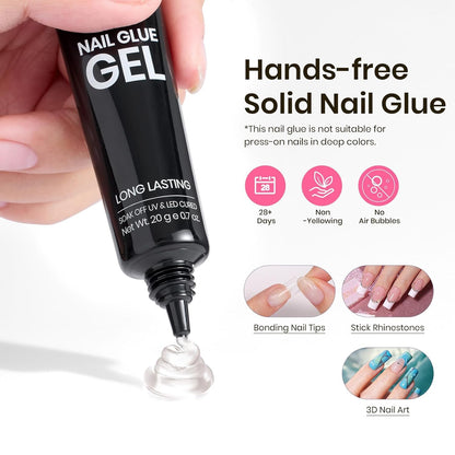 Portable mini UV nail lamp included in Beetles Tipex kit