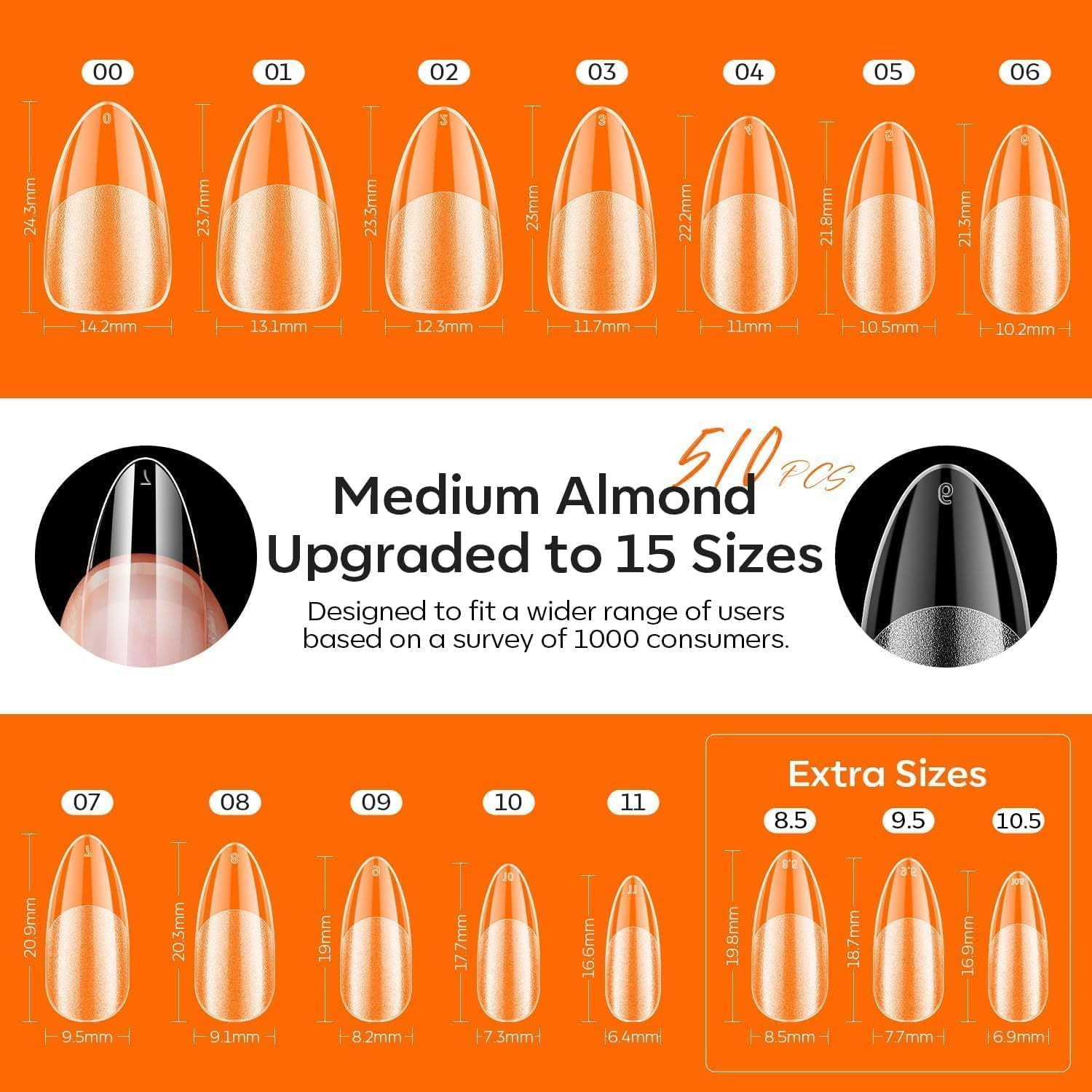 Modelones 9-in-one nail glue gel bottle