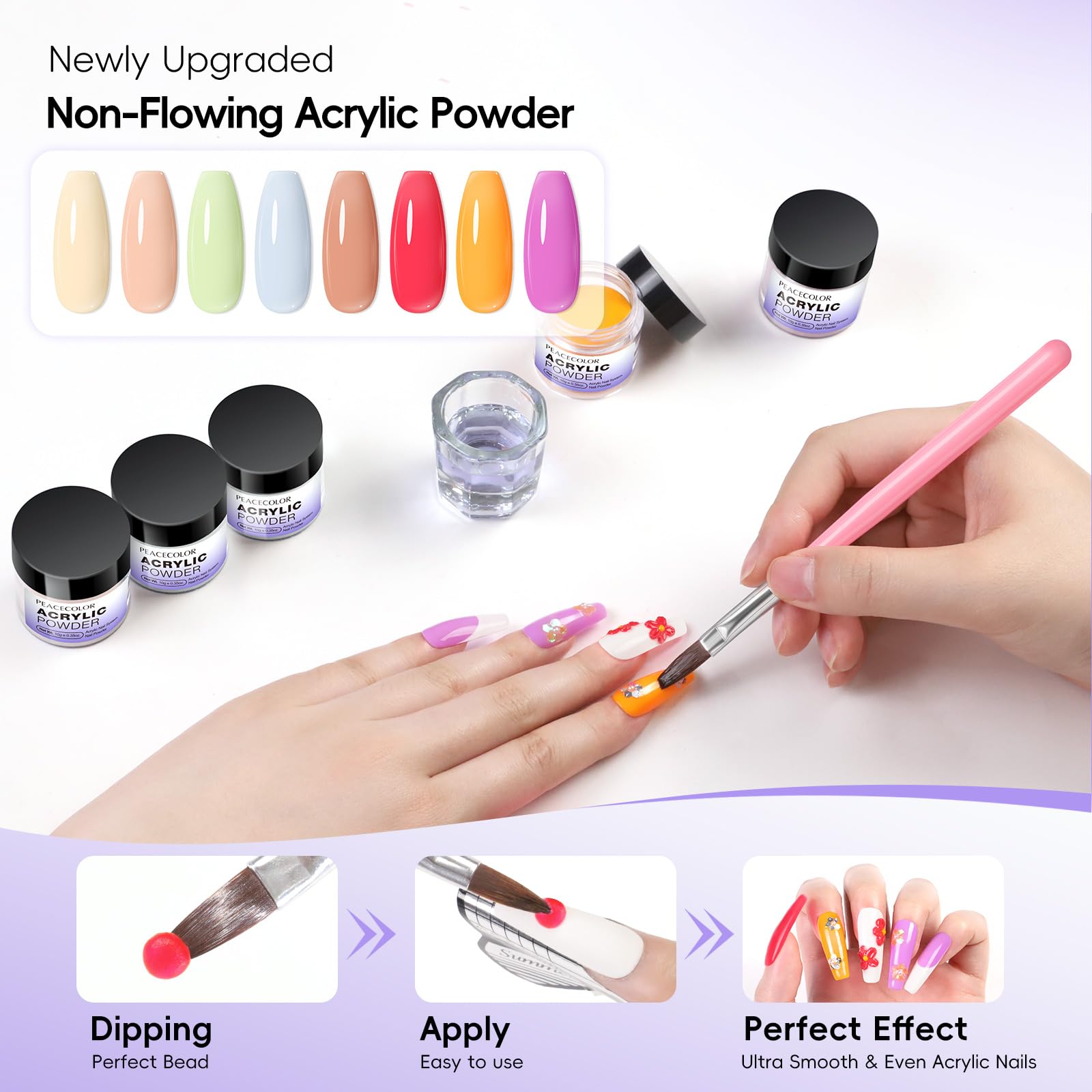 Peacecolor professional home nail extension kit accessories
