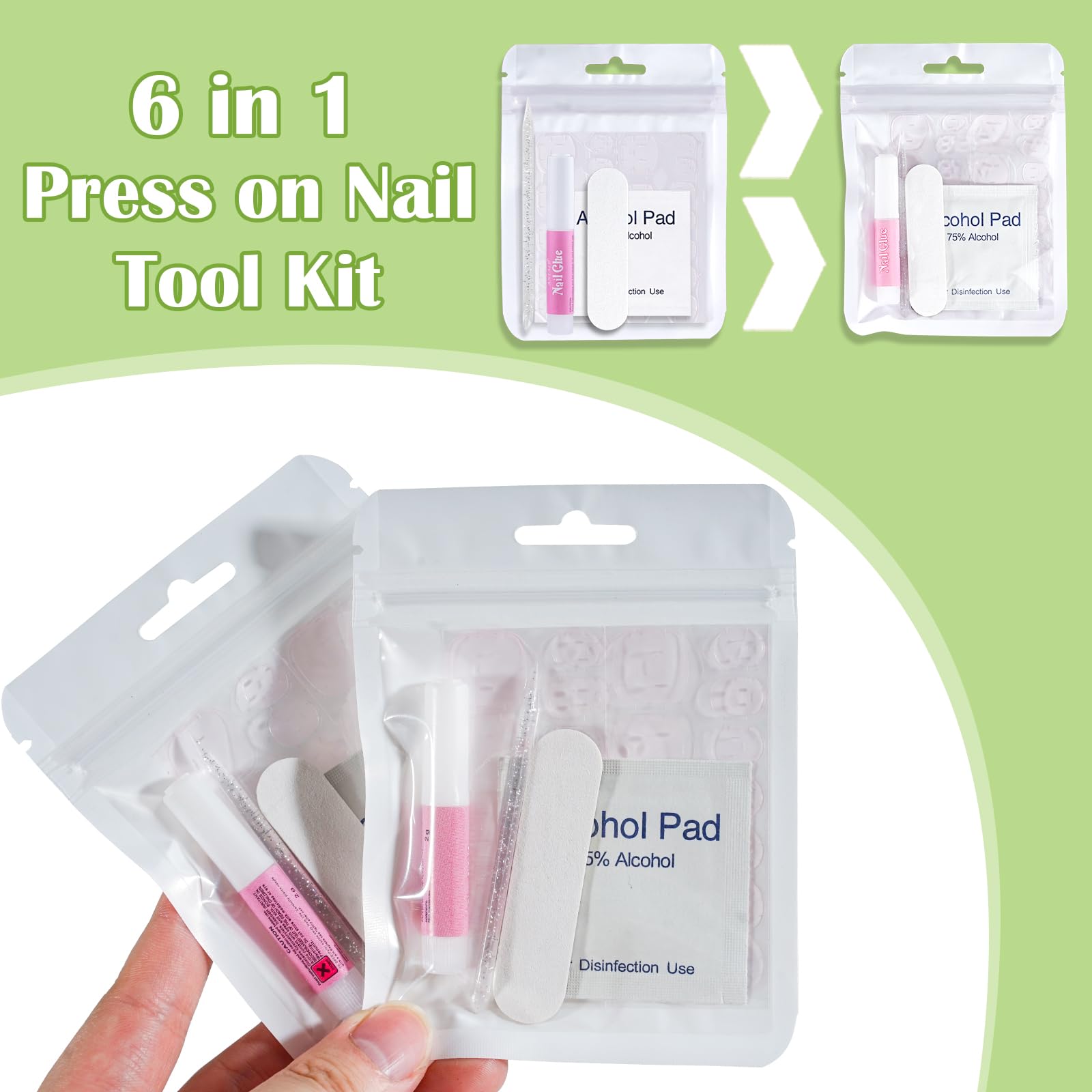 Inog disposable nail file and cuticle stick close up